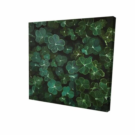 FONDO 16 x 16 in. Clovers-Print on Canvas FO2789114